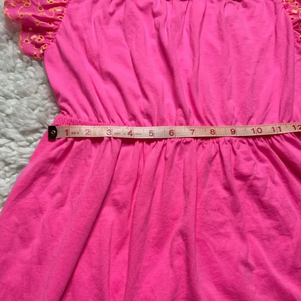 Lilly Pulitzer Little Girl Dress NWT Pink Orange Flutter Sleeve Sundress Cute